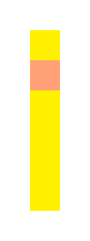 黄色の色鉛筆のドット絵